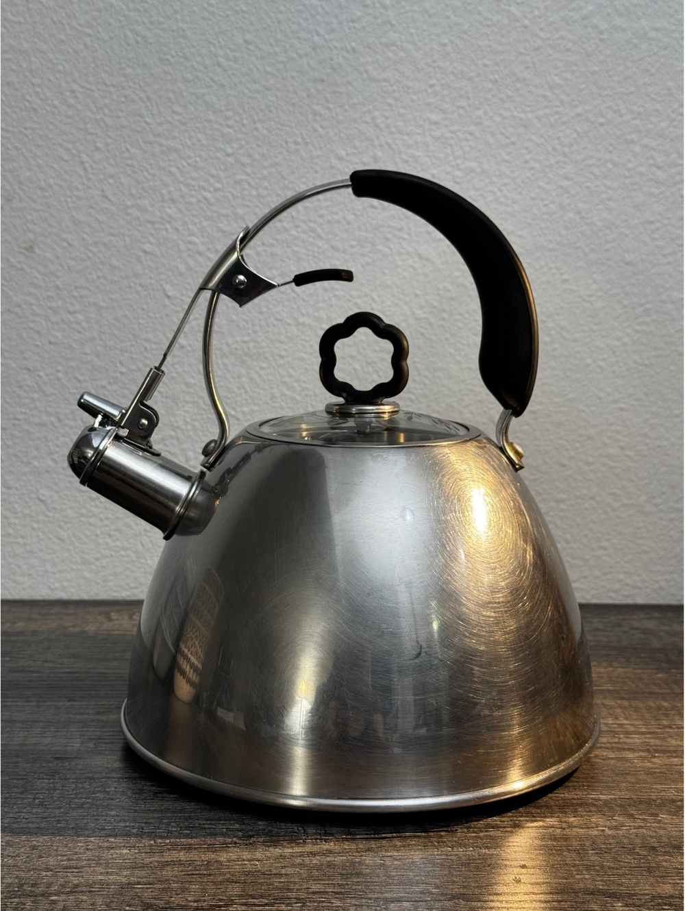 Princess House Heritage 2.5 Qt Stainless Steel Whistling Tea Kettle 6892